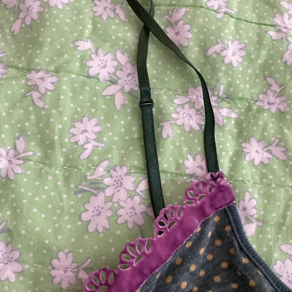 NWOT Free People embroidered tank - Picture 4 of 9